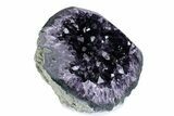 Wide, Dark Purple Amethyst Geode - Uruguay #379353-1